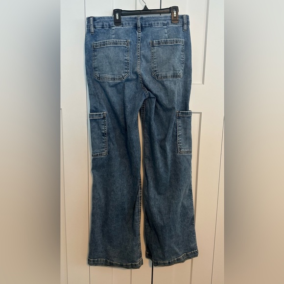 Kut from the Kloth Jodi Fab Ab Wide Leg Jeans Size 10 - Picture 2 of 4